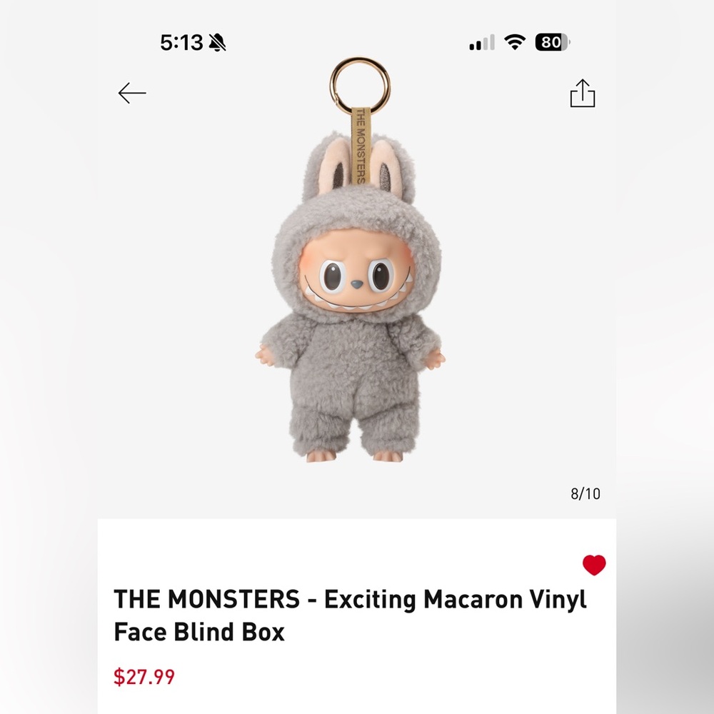 POP MART MONSTERS MAC Sesame Bean